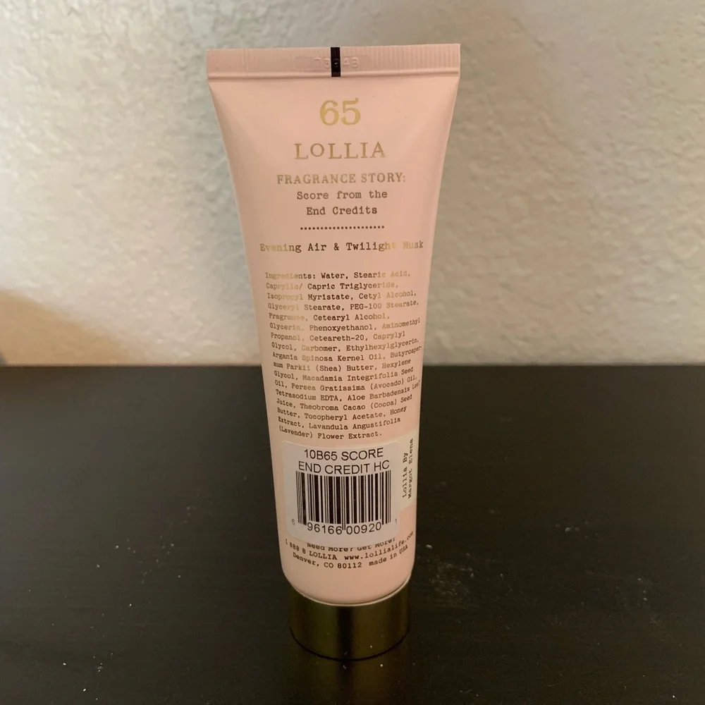 Lollia Poetic License 65 Score From The End Credits Hand Cream and Bar Soap